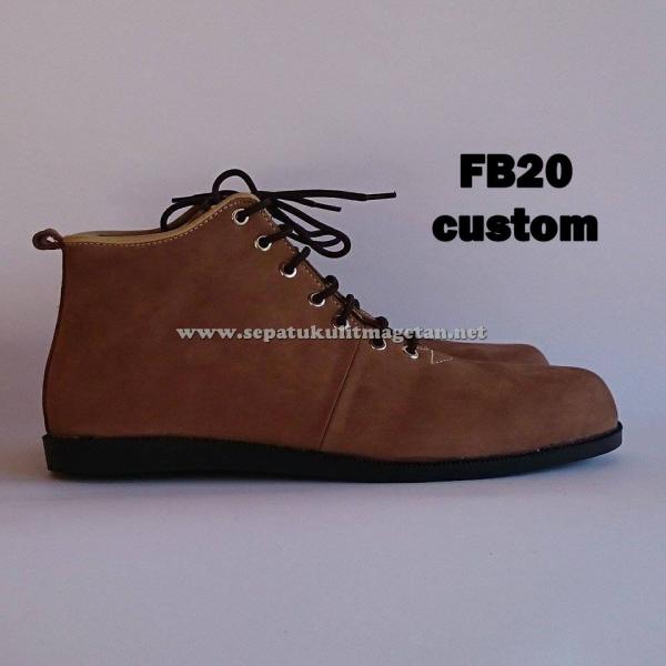 Sepatu Kulit Boots Eksklusif FB20 Custom
