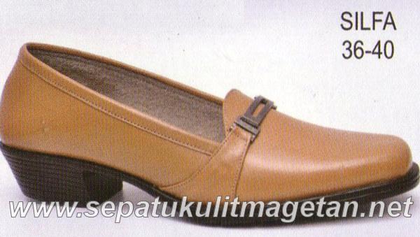 Sepatu Kulit Pantofel Wanita RZ Silfa