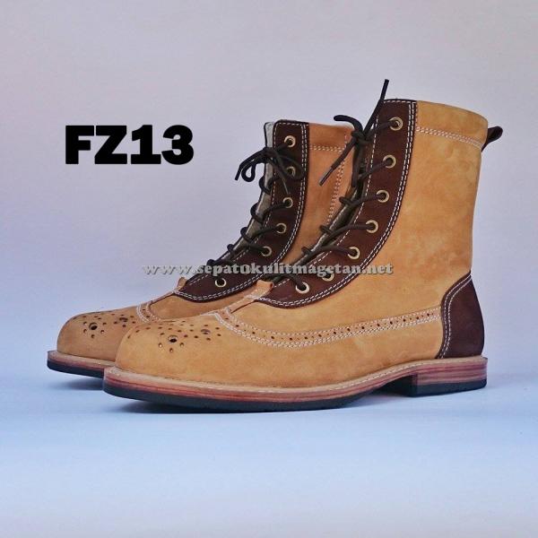 Sepatu Kulit Boots Eksklusif FZ13