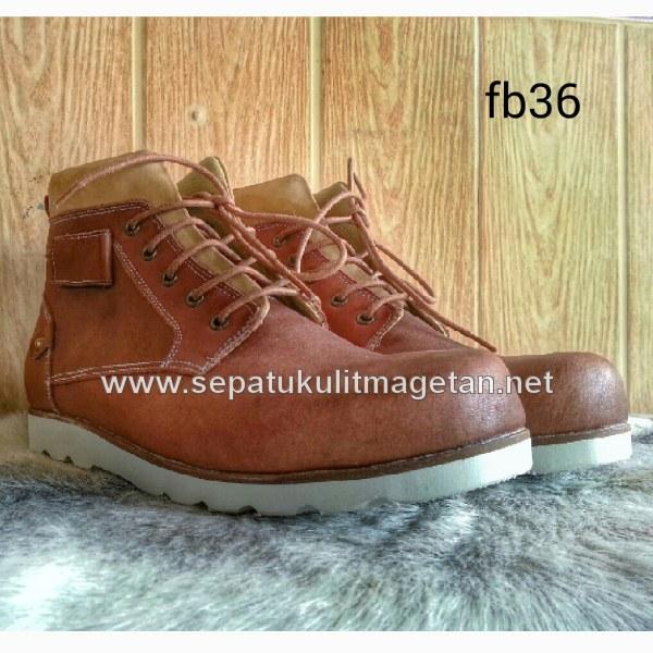 Sepatu Kulit Boots Eksklusif FB36