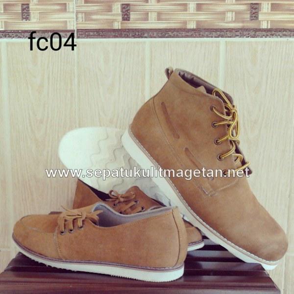 Sepatu Kulit Boots Couple FC04