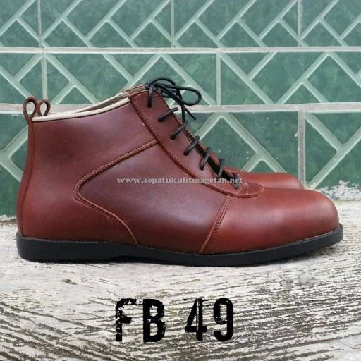 Sepatu Kulit Boots Eksklusif FB49