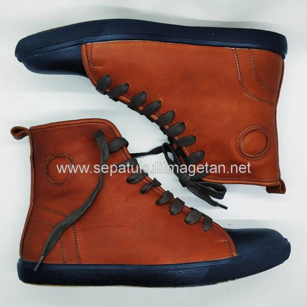 Sepatu Kulit Boots Eksklusif FB441