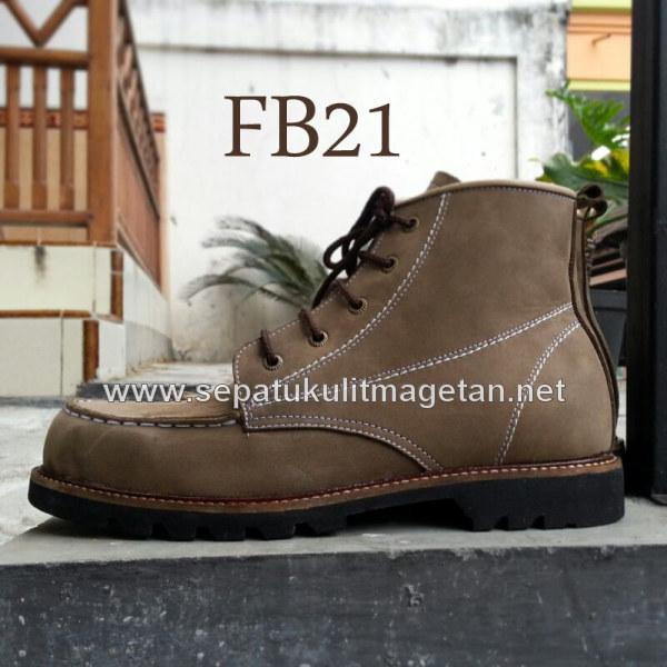 Sepatu Kulit Boots Eksklusif FB21