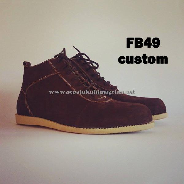Sepatu Kulit Boots Eksklusif FB49 Custom