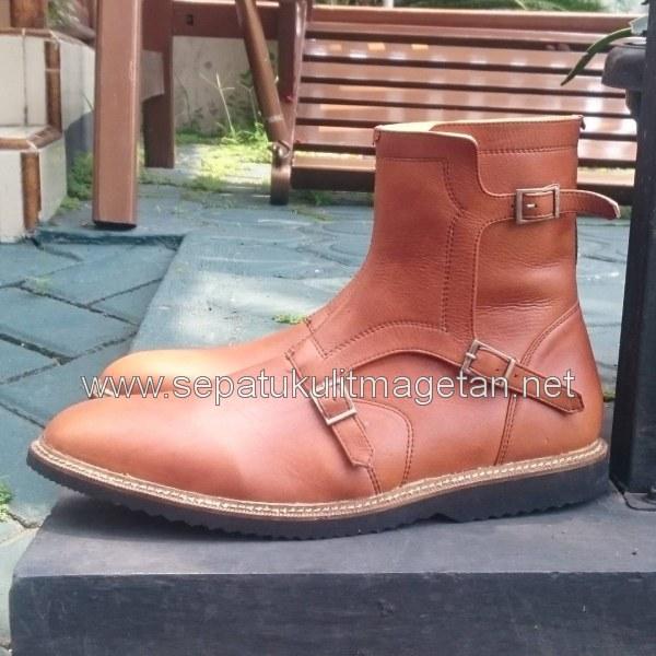 Sepatu Kulit Boots Eksklusif FT37