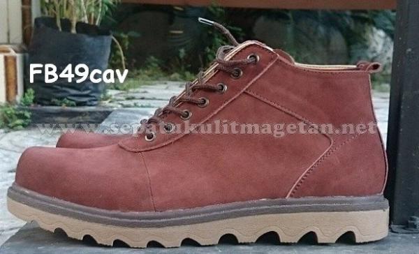 Sepatu Kulit Boots Eksklusif FB49 Cav