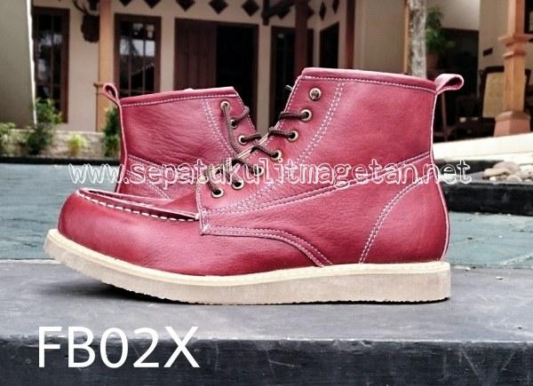 Sepatu Kulit Boots Eksklusif FB02X