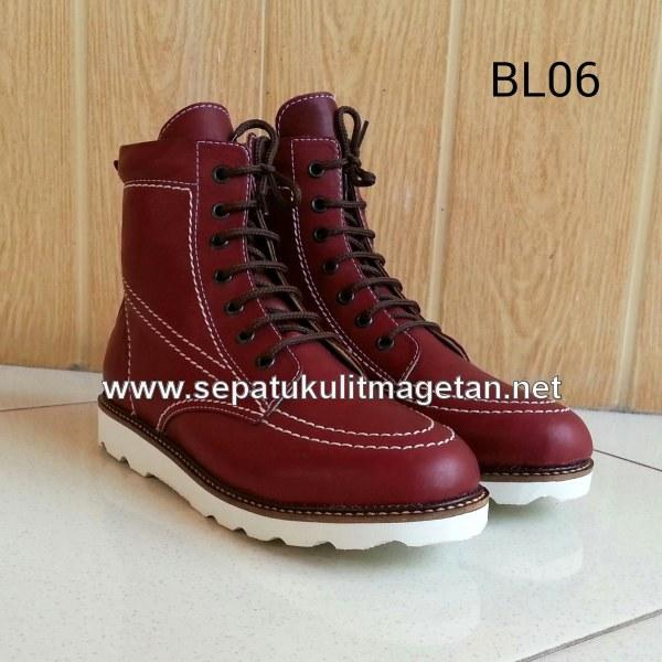 Sepatu Kulit Boots Eksklusif BL06