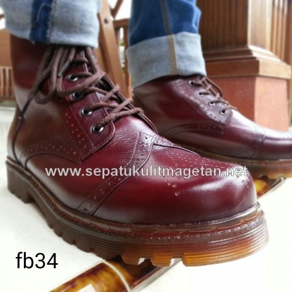 Sepatu Kulit Boots Eksklusif FB34