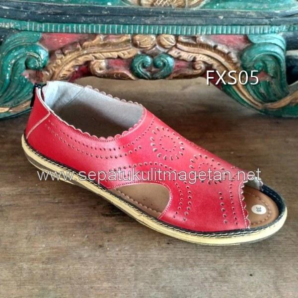 Sepatu Kulit Casual Eksklusif Wanita FXS05