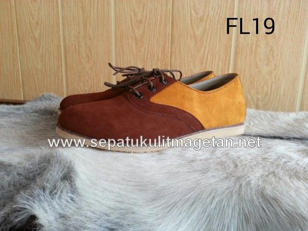 Sepatu Kulit Casual Eksklusif Wanita FL19