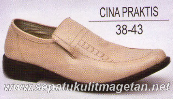 Sepatu Kulit Asli Pria CJ Cina Praktis