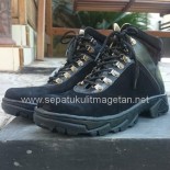 Sepatu Kulit Boots Eksklusif FB116 Black