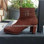 Sepatu Kulit Boots Eksklusif Wanita BL29