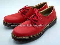 Sepatu Kulit Boots Eksklusif FK02 Red