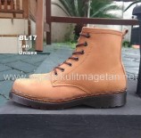Sepatu Kulit Boots Eksklusif BL17 Tan