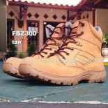 Sepatu Kulit Boots Eksklusif FBZ300 Tan