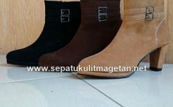 Sepatu Kulit Boots Eksklusif Wanita BL29