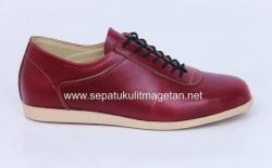 Sepatu Kulit Boots Eksklusif FK49 Maroon