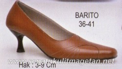 Sepatu Kulit Pantofel Wanita AB Barito