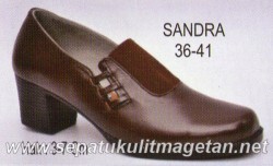 Sepatu Kulit Pantofel Wanita RZ Sandra